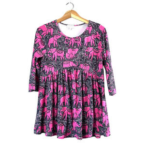 Women's Simply Southern Elephant Shirt S